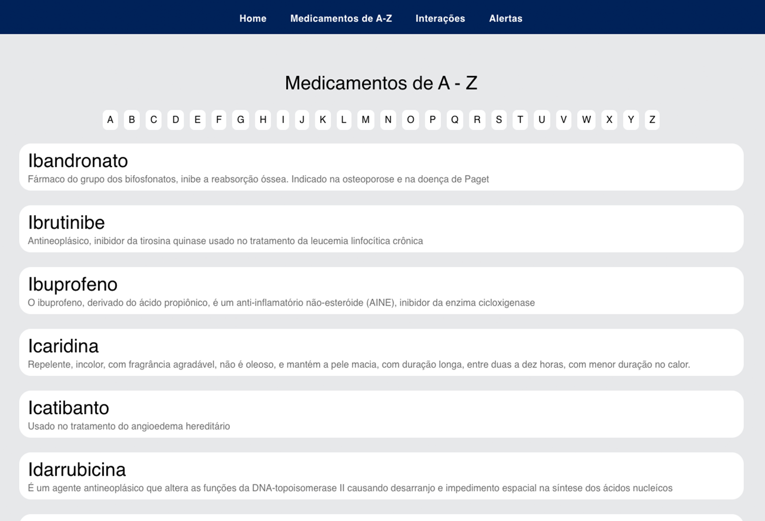 Customer profile user interface